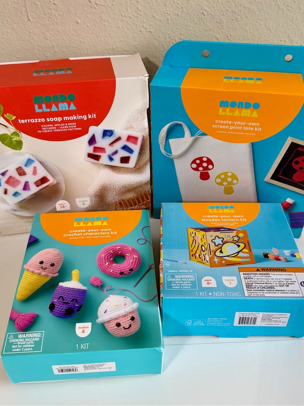 Mondo Llama Craft Kit Collection DIY art brand new sets bundle